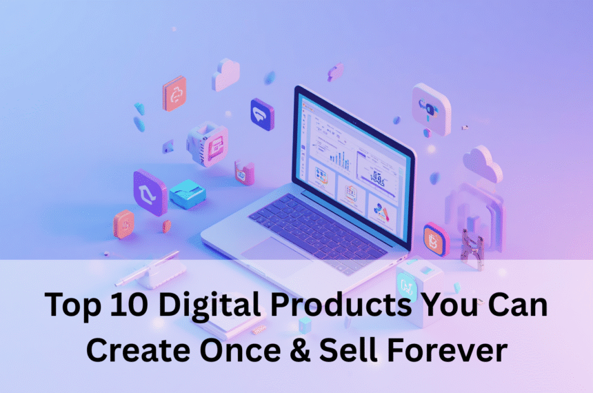 Top 10 Digital Products You Can Create Once & Sell Forever Top 10 Digital Products You Can Create Once Sell Forever 860x570