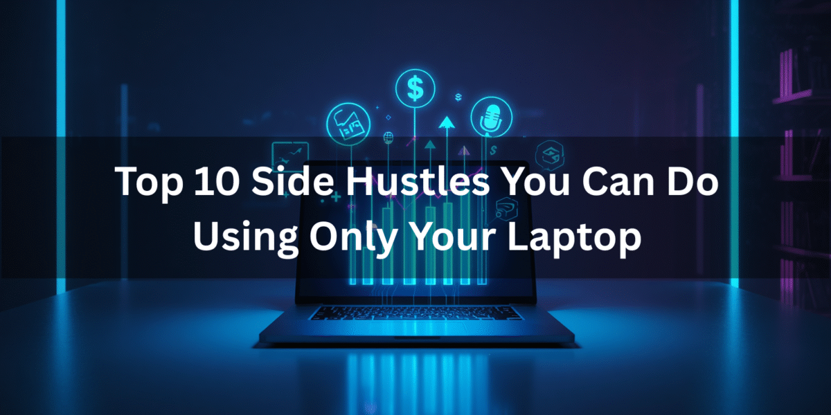 Top 10 Side Hustles You Can Do Using Only Your Laptop Top 10 Side Hustles You Can Do Using Only Your Laptop 1200x600